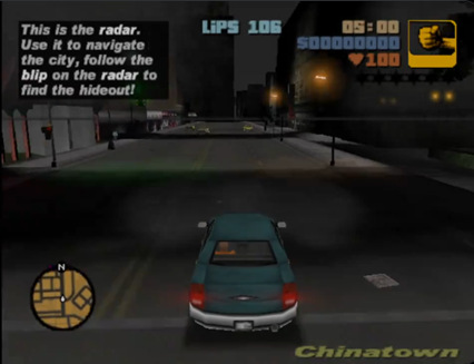 GTA III na Dreamcast - gameplay