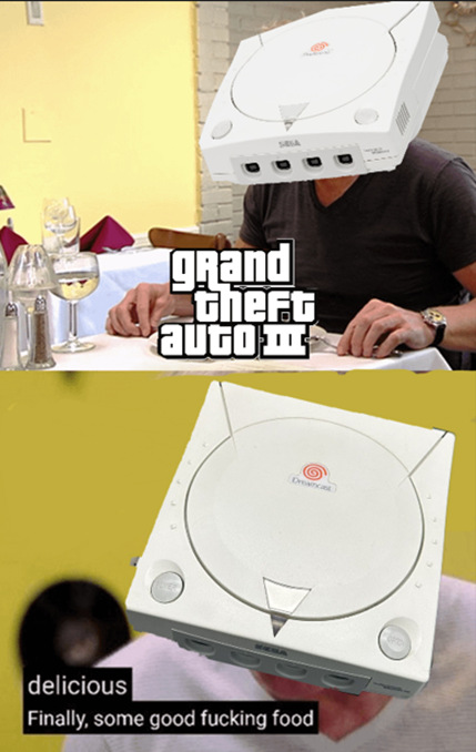 GTA III na Dreamcast - zrzut ekranu z gameplayu